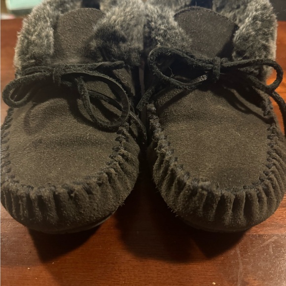 Minnetonka Womens Cabin Bootie Charcoal Grey Size 5 NWOB - Picture 2 of 9